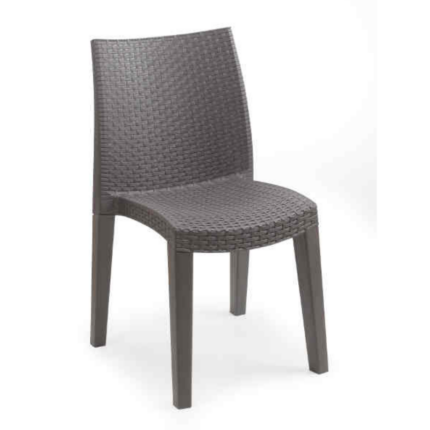 Baštenska stolica plastična braon - LADY